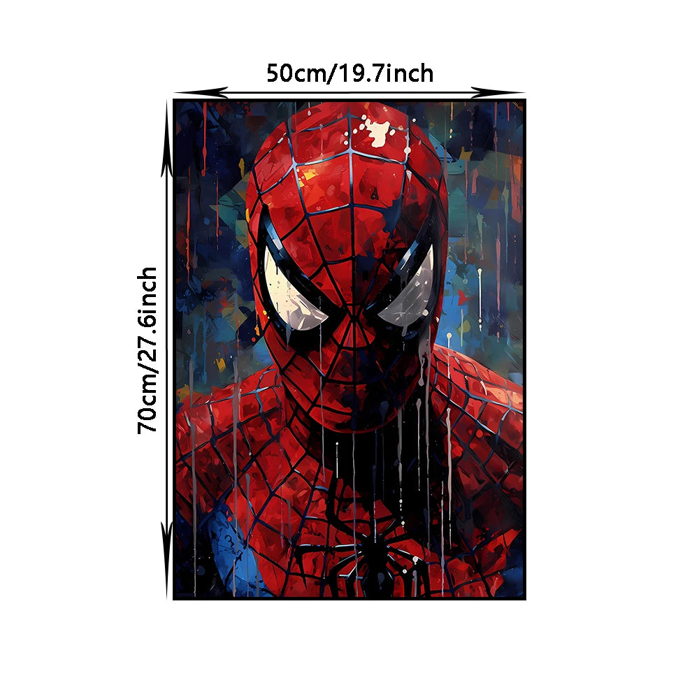 Marvel Movie Canvas Art Poster Anime Super Hero SpiderMan Iron Man Canvas Painting Home Wall Decor Prints and Children's Gifts