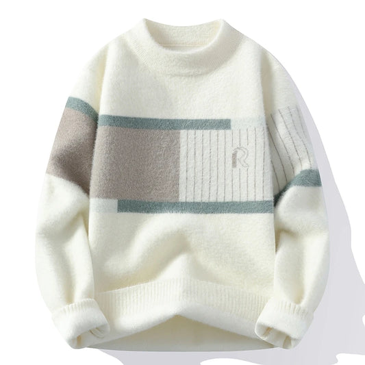 Men’s Printed Street Sweater – Autumn/Winter 2025